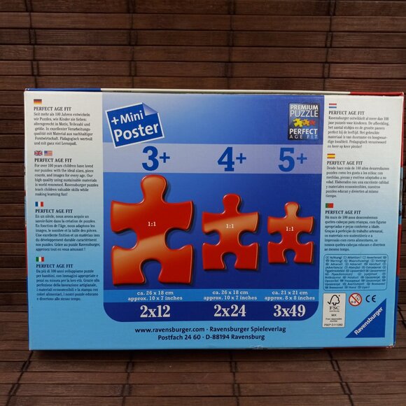 Ravensburger Disney Planes 3 In 1 49 Piece Puzzles Dusty Skipper Chupacabra - Picture 3 of 8